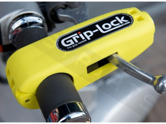 Antivol bloque levier frein GRIP-LOCK jaune